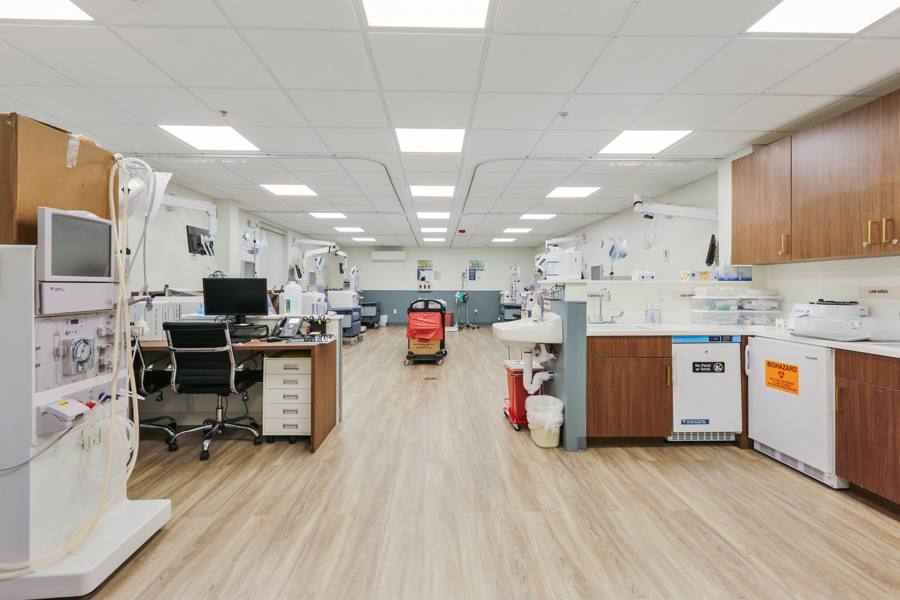 Treatment bay